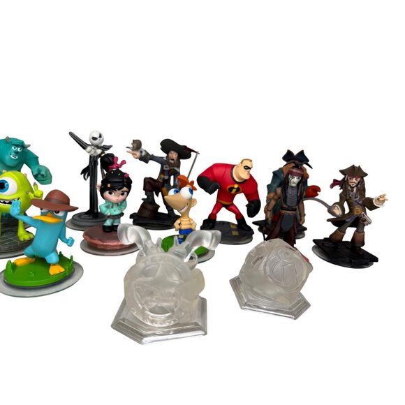 Disney Infinity Figurine Collection Lot of 15 Jack Skellington Monsters Inc Cars - Picture 5 of 8